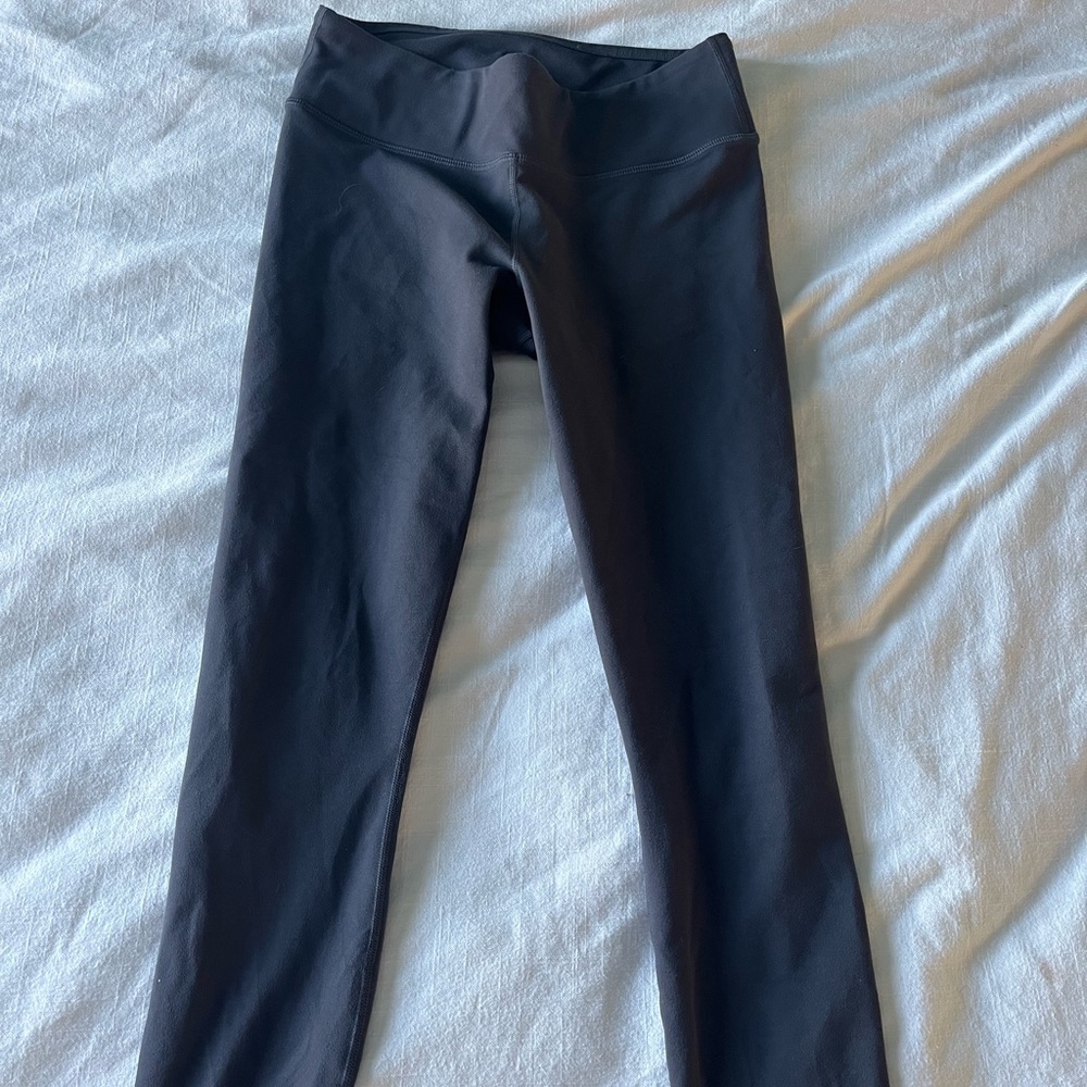 Gray fabletics leggings